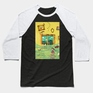 FLOOD ROOM Baseball T-Shirt